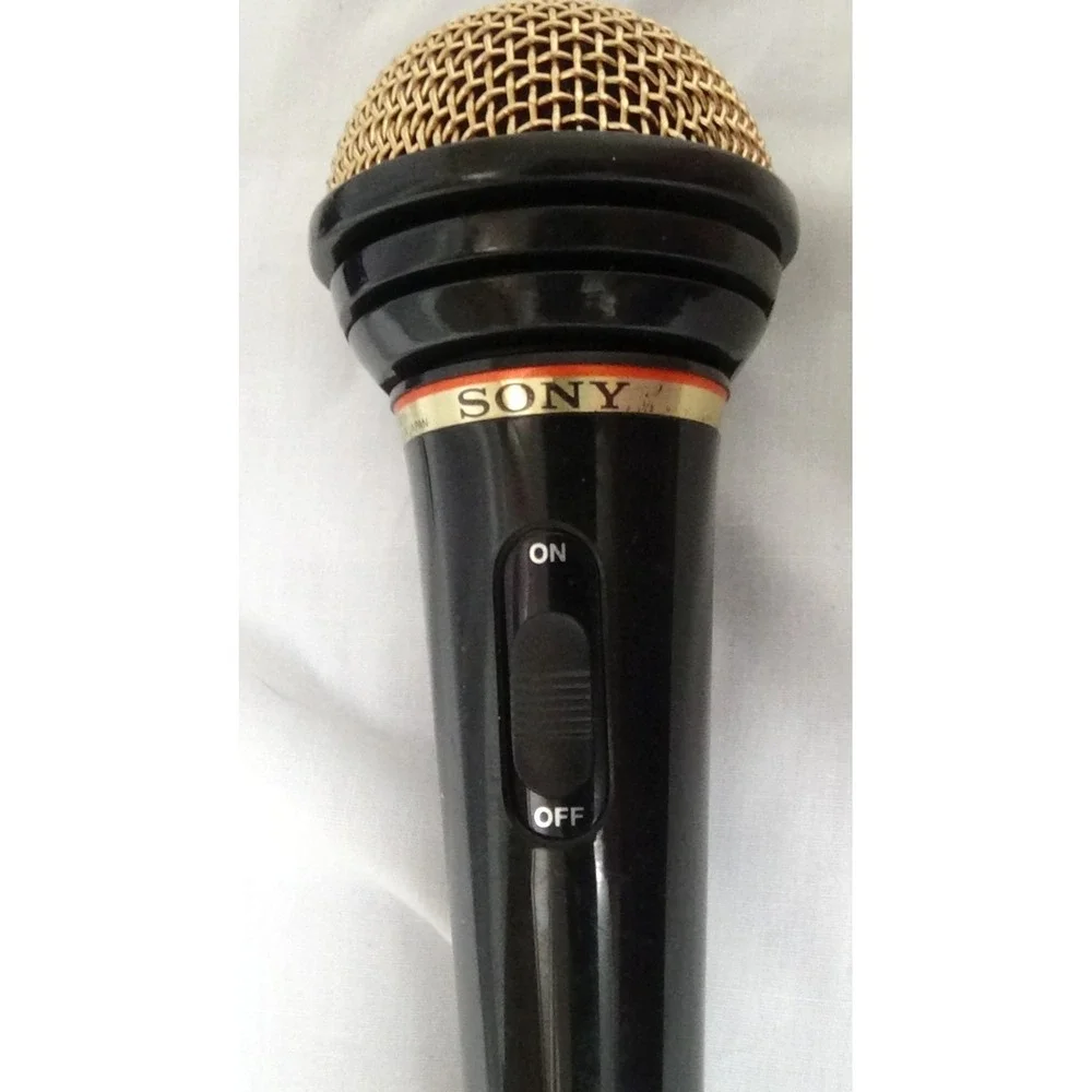 Microphone Sony Cardioid F-VS7 Dynamic Omnidirectional. Gold Color 6